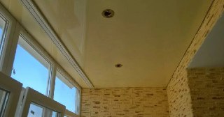 Натяжной потолок на балкон Пыть-Ях, цена 6270 руб.